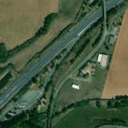 Vue satellite de Aire de Sainte-Néomaye Sud à Fressines
