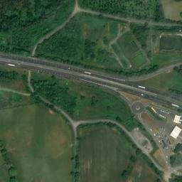 Vue satellite de Aire de camping-car à Bézenet à Bézenet