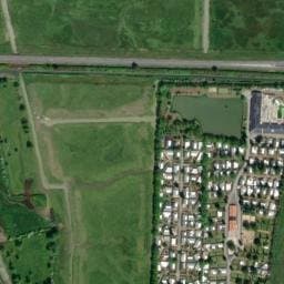 Vue satellite de Camping du Cottage Fleuri à Saint-Benoist-sur-Mer