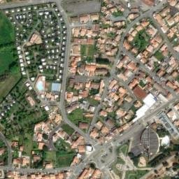 Vue satellite de Camping Bel à Saint-Benoist-sur-Mer