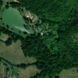 Vue satellite de Aire de camping à Gouex
