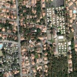 Vue satellite de Camping à L'Aiguillon-la-Presqu'île à L'Aiguillon-la-Presqu'île