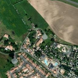 Vue satellite de Camping Capfun Bel Air à Grues