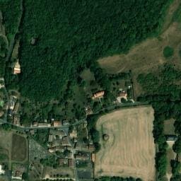 Vue satellite de Camping à la ferme d'Anché à Anché