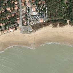 Vue satellite de La Grière à L'Aiguillon-la-Presqu'île