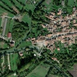 Vue satellite de Aire de Camping car - Camping de la Petite Cabane à Taugon
