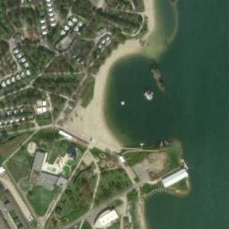 Vue satellite de Camping La Plaine Tonique à Montrevel-en-Bresse