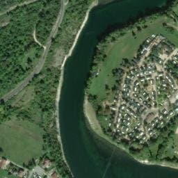 Vue satellite de Camping de Chancia à Condes