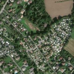 Vue satellite de Camping de La Renouillère à Margencel