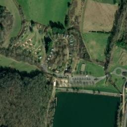 Vue satellite de Camping du lac de Saint Point à Bourgvilain