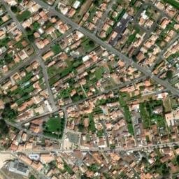 Vue satellite de Camping Fautais à L'Aiguillon-la-Presqu'île