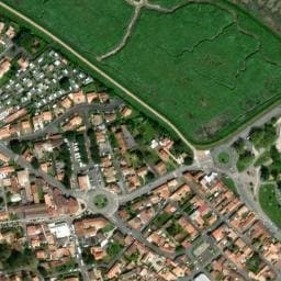 Vue satellite de Les Pins à L'Aiguillon-la-Presqu'île