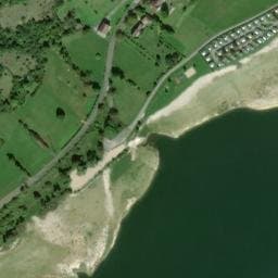 Vue satellite de Camping municipal sous le moulin à Condes