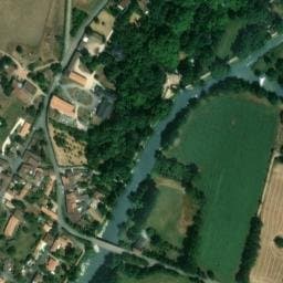 Vue satellite de Aire de repos à Magné à Magné