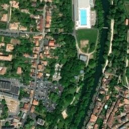 Vue satellite de Aire municipale de Bessac – Pré-Leroy à Niort