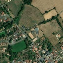Vue satellite de Camping Le Serbon à Saint-Secondin