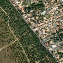 Vue satellite de Camping Les Flots Bleus à L'Aiguillon-la-Presqu'île
