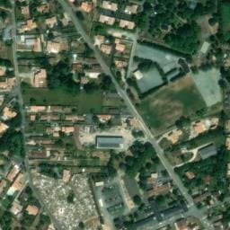 Vue satellite de Camping municipal La Niquière à Magné