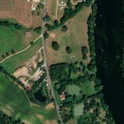 Vue satellite de Camping du Renard à Queaux