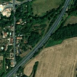 Vue satellite de Camping la Rivière Capfun à Valence-en-Poitou