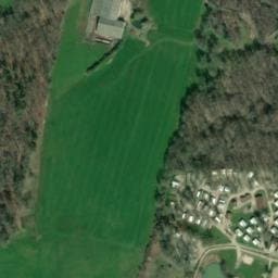 Vue satellite de La Grange du Pin à Nivigne et Suran