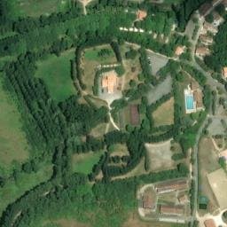 Vue satellite de Camping Ilot du Chail à Sansais