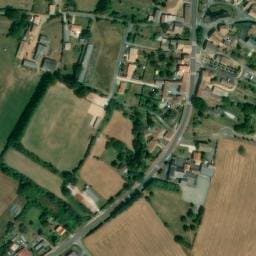 Vue satellite de Aire de camping-car à Exoudun à Exoudun