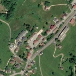 Vue satellite de Fontaine de Lélex à Lélex