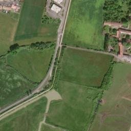 Vue satellite de Aire de camping-car Les Morines de Charron à Andilly