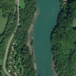 Vue satellite de Camping municipal de la Baume à La Forclaz