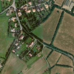 Vue satellite de Camping chez l'habitant à Le Vanneau-Irleau