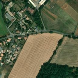 Vue satellite de Aire de repos à Fressines à Fressines