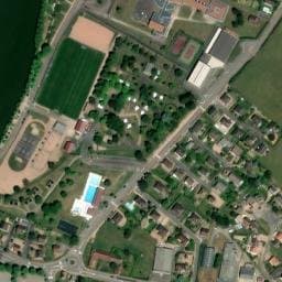 Vue satellite de Camping Les Bruyères à Curbigny