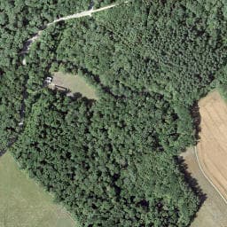 Vue satellite de Aire de repos à Sauverny à Sauverny