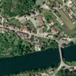 Vue satellite de Aire de camping-car à Thoirette-Coisia à Thoirette-Coisia