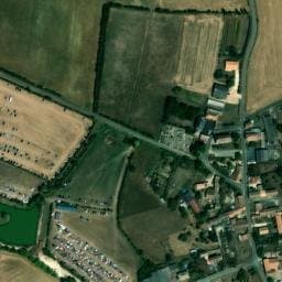 Vue satellite de Aire de camping-car - Etang de Marzelles à Messé