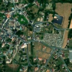 Vue satellite de Arnac-la-Poste Place du Champ de Foire à Mailhac-sur-Benaize