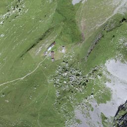 Vue satellite de Refuge de La Vare à Châtel