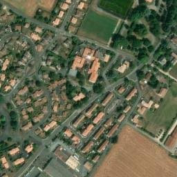 Vue satellite de Camping à Prailles-La Couarde à Prailles-La Couarde