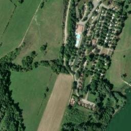 Vue satellite de Camping Paradis Les Gorges du Haut-Bugey à Thoirette-Coisia