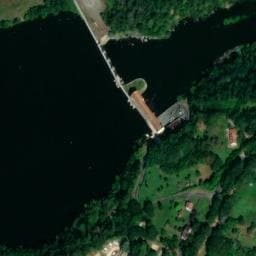 Vue satellite de Camping de L'Isle Jourdain à Le Vigeant