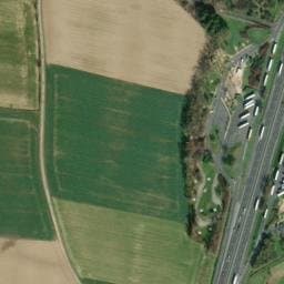 Vue satellite de Aire de Crêches à Crêches-sur-Saône