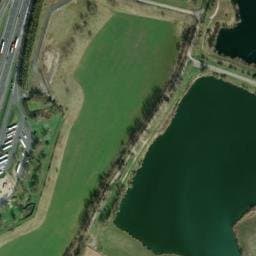 Vue satellite de Aire des Sablons à Crêches-sur-Saône