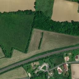 Vue satellite de Aire CAMPING-CAR PARK de Mézériat à Vandeins