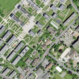 Vue satellite de Aire de repos à Saint-Genis-Pouilly à Saint-Genis-Pouilly