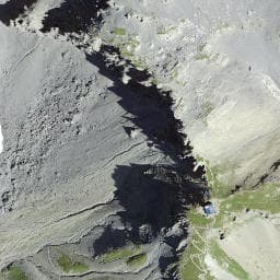 Vue satellite de Cabane Rambert à Châtel
