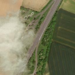 Vue satellite de Aire de Gript-Nord à Saint-Symphorien