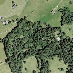 Vue satellite de Chalet du Jorat à Châtel