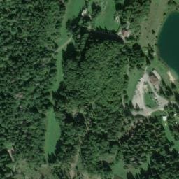 Vue satellite de Aire Lac de Genin à Oyonnax