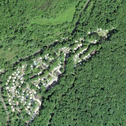 Vue satellite de Camping du Val de l'Allondon à Saint-Genis-Pouilly